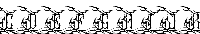Crucifer Font UPPERCASE