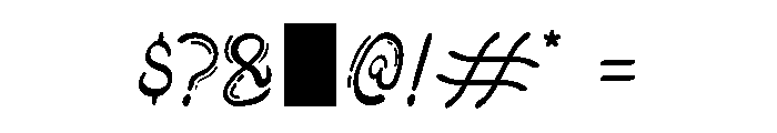 Crumble Handwritten Regular Font OTHER CHARS