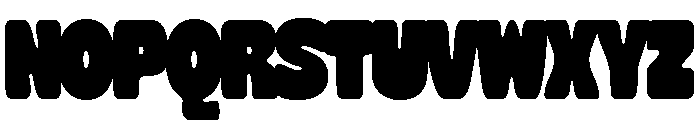 Crumblea Tight Regular Font UPPERCASE