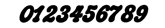 Crumbly Twinkles  Bold Italic Font OTHER CHARS