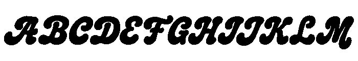 Crumbly Twinkles  Bold Font UPPERCASE