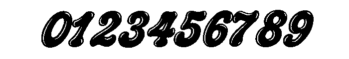 Crumbly Twinkles  BoldShine Italic Font OTHER CHARS