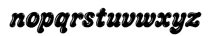 Crumbly Twinkles  BoldShine Font LOWERCASE