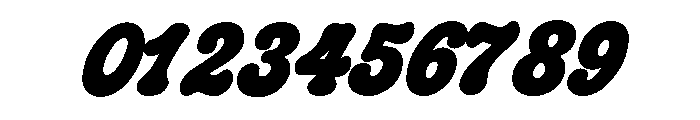 Crumbly Twinkles  Heavy Italic Font OTHER CHARS