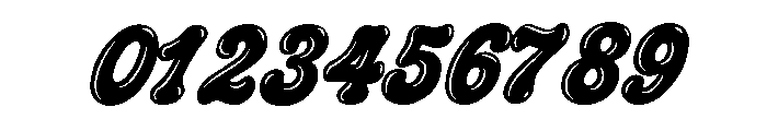 Crumbly Twinkles  Heavy Shine Italic Font OTHER CHARS