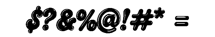 Crumbly Twinkles  Heavy Shine Font OTHER CHARS