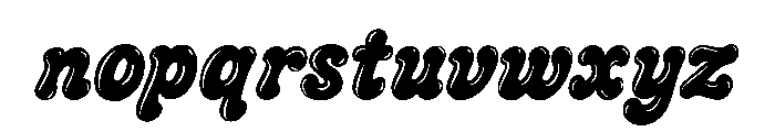 Crumbly Twinkles  Heavy Shine Font LOWERCASE