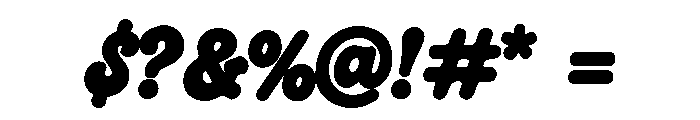 Crumbly Twinkles  Heavy Font OTHER CHARS