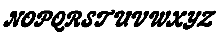 Crumbly Twinkles  Italic Font UPPERCASE