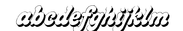 Crumbly Twinkles  RegularShadow Italic FONT
