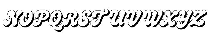 Crumbly Twinkles  RegularShadow Font UPPERCASE