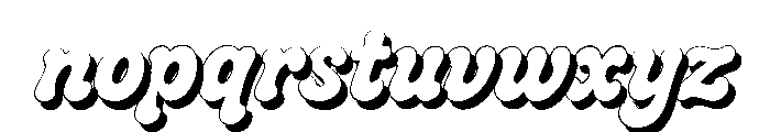 Crumbly Twinkles  RegularShadow Font LOWERCASE