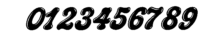 Crumbly Twinkles  Shine Italic Font OTHER CHARS