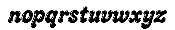 Crumbly Twinkles  Shine Font LOWERCASE