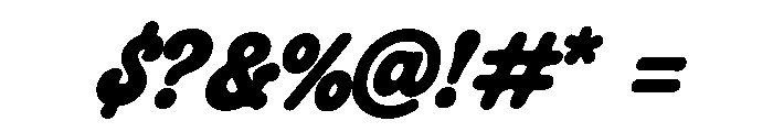 CrumblyTwinkles-BoldItalic Font OTHER CHARS