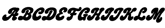CrumblyTwinkles-BoldItalic Font UPPERCASE