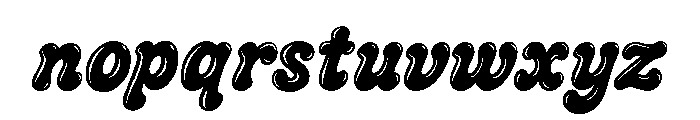 CrumblyTwinkles-BoldShine Font LOWERCASE