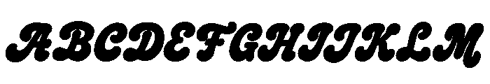 CrumblyTwinkles-Heavy Font UPPERCASE