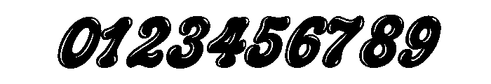 CrumblyTwinkles-HeavyShineItali Font OTHER CHARS
