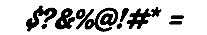 CrumblyTwinkles-Italic Font OTHER CHARS