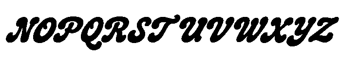 CrumblyTwinkles-Italic Font UPPERCASE