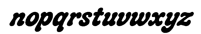 CrumblyTwinkles-Italic Font LOWERCASE