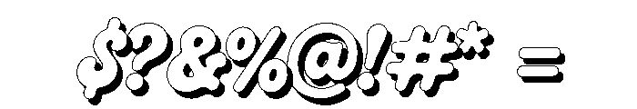 CrumblyTwinkles-RegularShadow Font OTHER CHARS