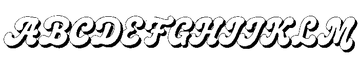 CrumblyTwinkles-RegularShadow Font UPPERCASE