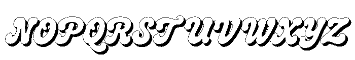 CrumblyTwinkles-RegularShadow Font UPPERCASE