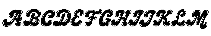 CrumblyTwinkles-Shine Font UPPERCASE