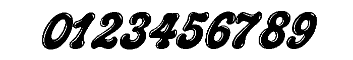 CrumblyTwinkles-ShineItalic Font OTHER CHARS