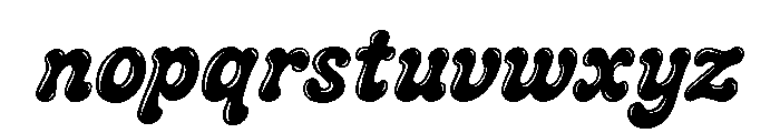 CrumblyTwinkles-Shine Font LOWERCASE