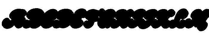 CrumblyTwinklesExtrude-Italic Font UPPERCASE