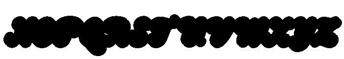 CrumblyTwinklesExtrude Font UPPERCASE