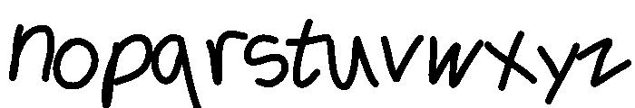 Crumplemark Medium Font LOWERCASE