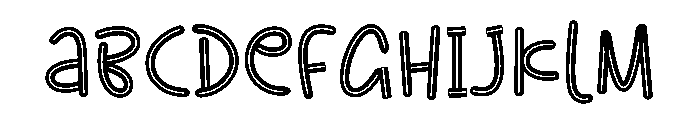 Crunch Snacks Font UPPERCASE