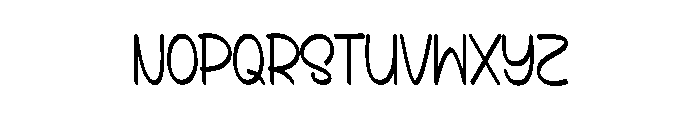 Crush Beach Font LOWERCASE