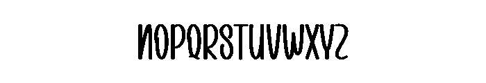 Crush Doodle Font UPPERCASE