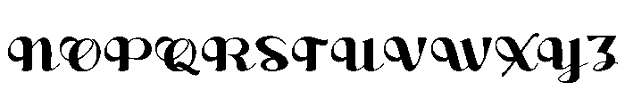 Crush On Font UPPERCASE