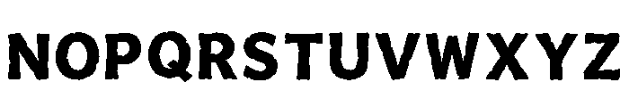 Crush Regular Font LOWERCASE