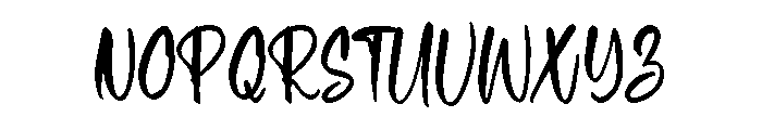 Crushyn Font UPPERCASE