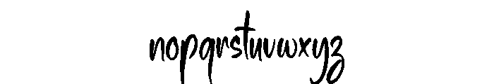 Crushyn Font LOWERCASE