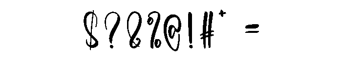 Crusty Font OTHER CHARS