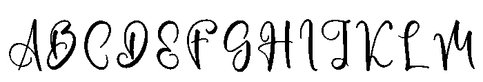 Crusty Font UPPERCASE