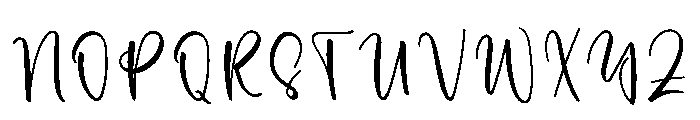 Crusty Font UPPERCASE