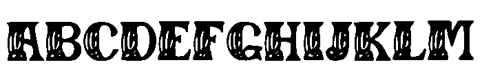 Cruz Font UPPERCASE