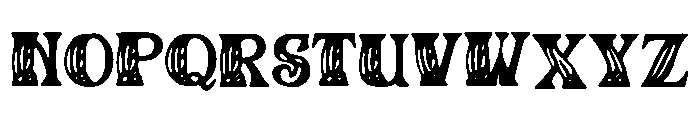 Cruz Font UPPERCASE