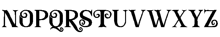 Crypt Carve Font UPPERCASE