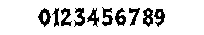 Crypt Fang Font OTHER CHARS