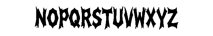 Crypt Fang Font UPPERCASE